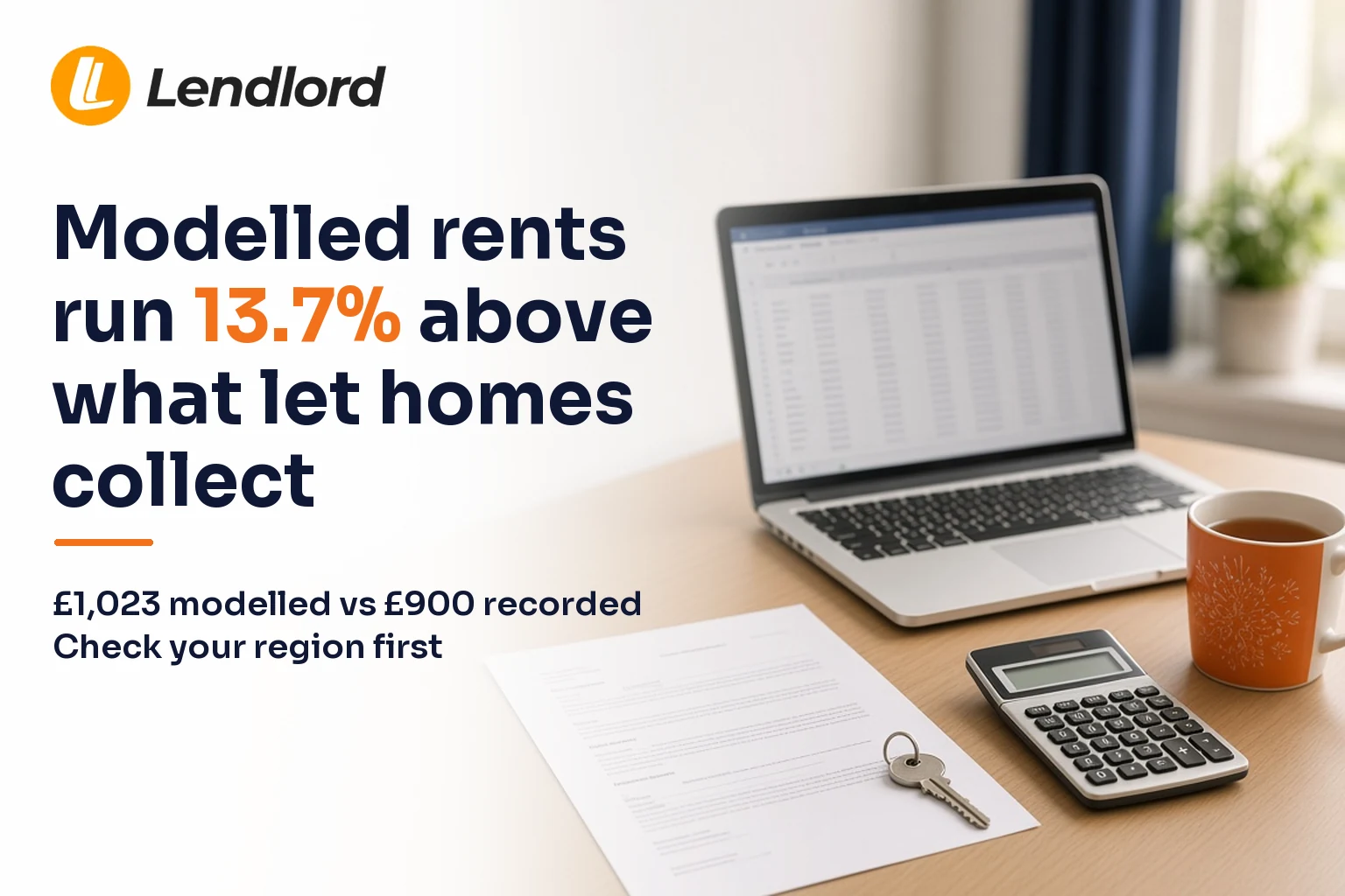 Modelled Rents Run 13.7% Above What Let Homes Collect