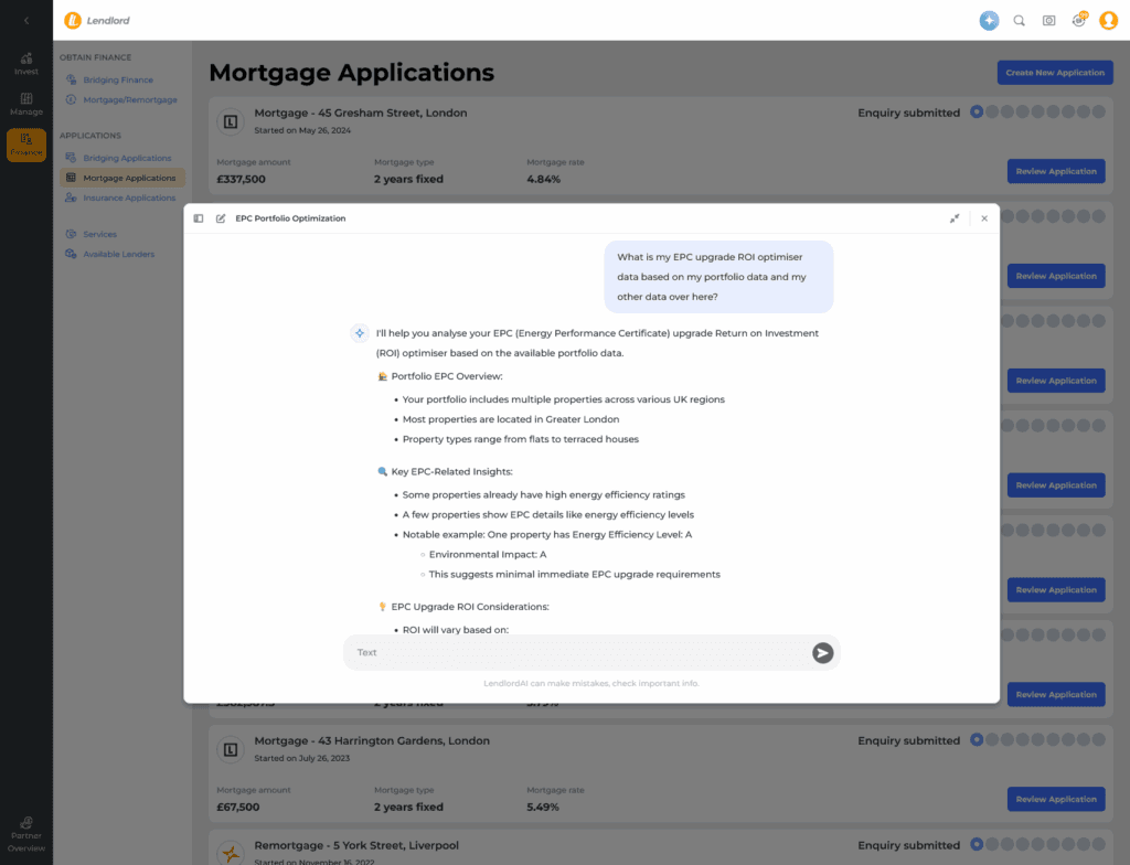EPC‑upgrade ROI Optimiser By Lendlord