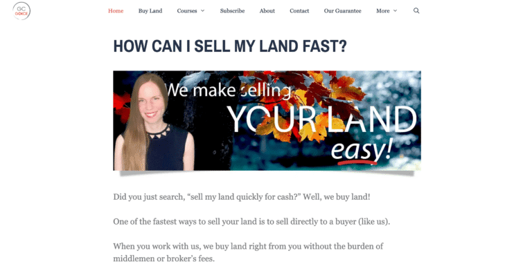 Gokcecapital.com home page