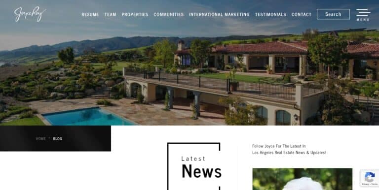 joycerey.com blog page