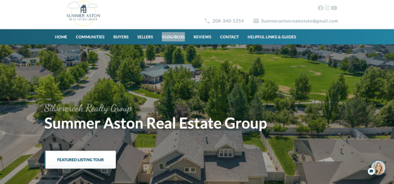summerastonrealestate.com home page