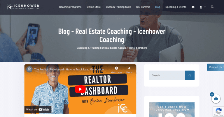 therealestatetrainer.com blog page