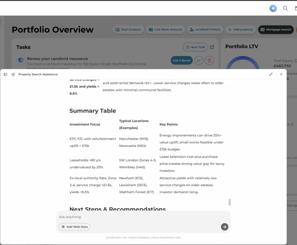 Insights Benchmark Examples