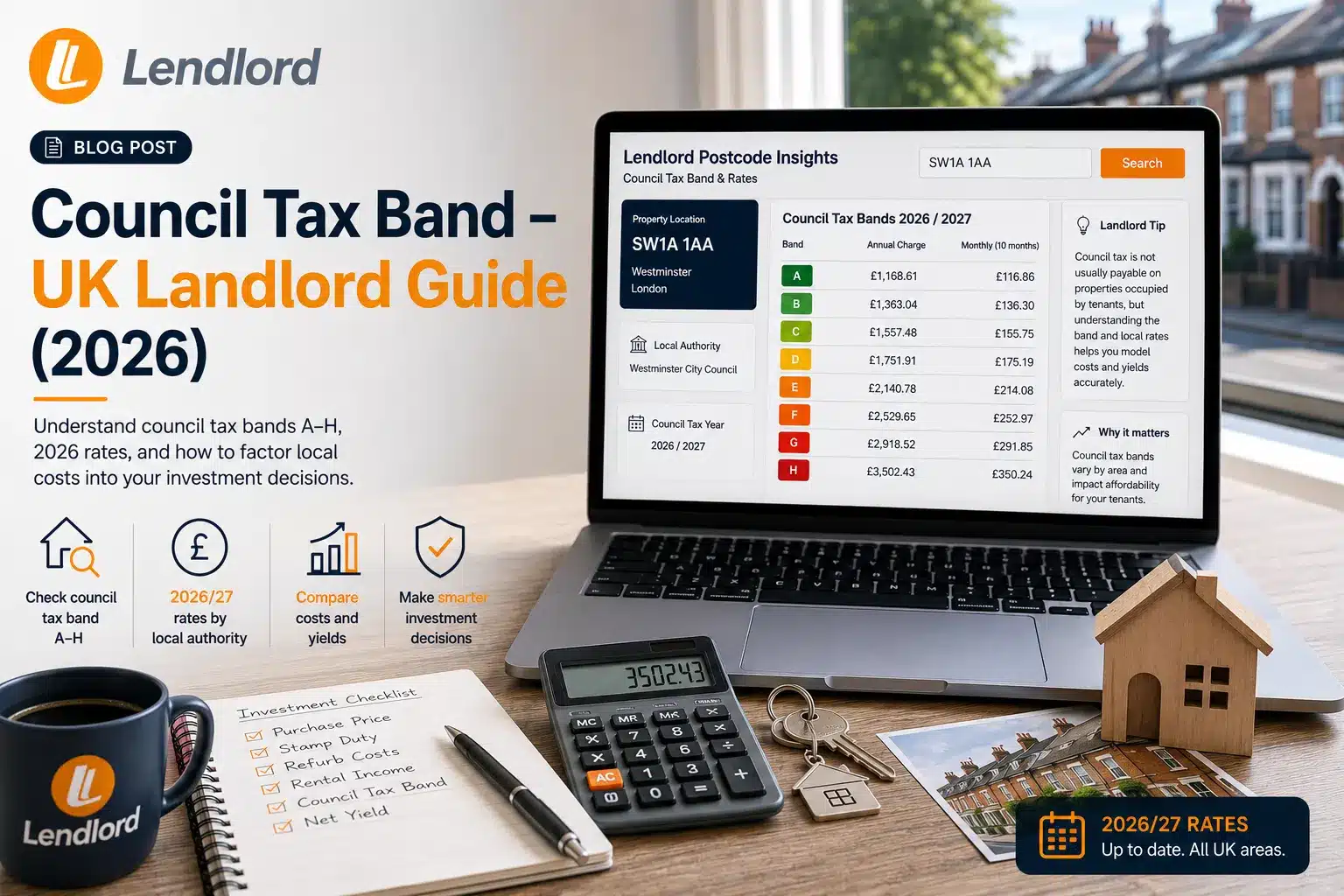 Free Council Tax Band for UK Landlords (2026)