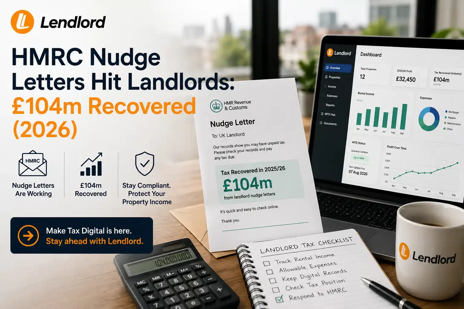 HMRC Nudge Letters Hit Landlords: £104m Recovered (2026)