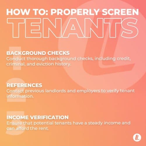 how to screen tenants with lendlord.io