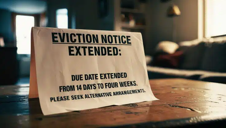 Eviction Notices For Non Payment Will Now Be Extended From 14 Days To Four Weeks Giving Tenants Additional Time To Secure Alternative Arrangements 1