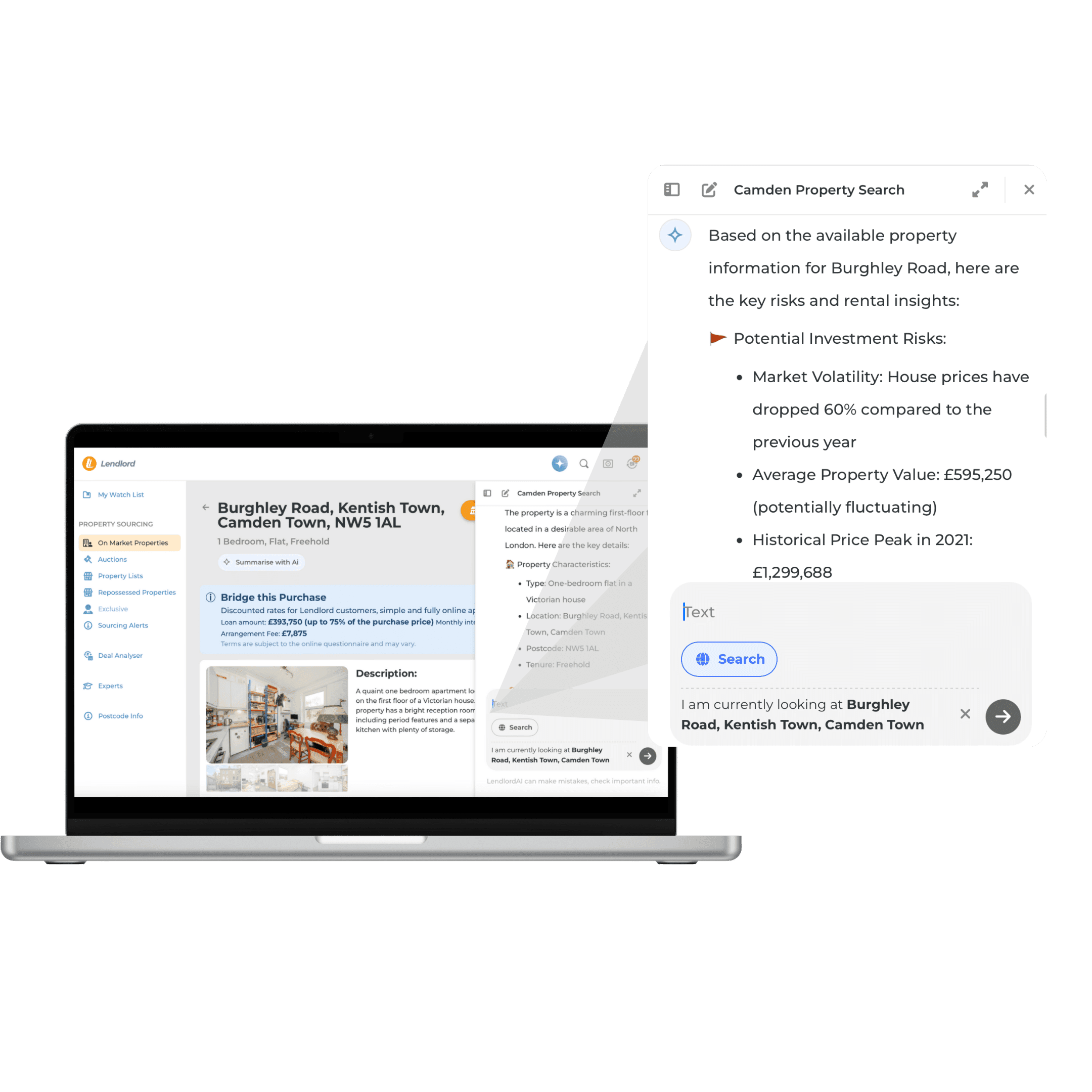 Lendlord AI assistant included in Premium plans