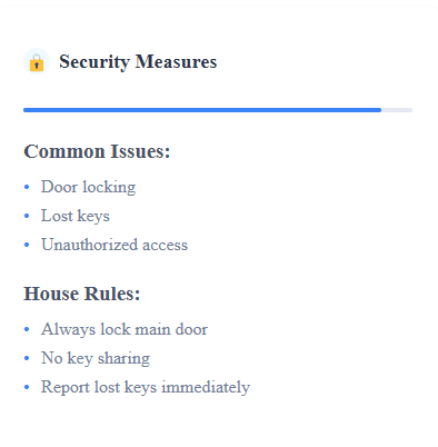 SECURITY MEASURES