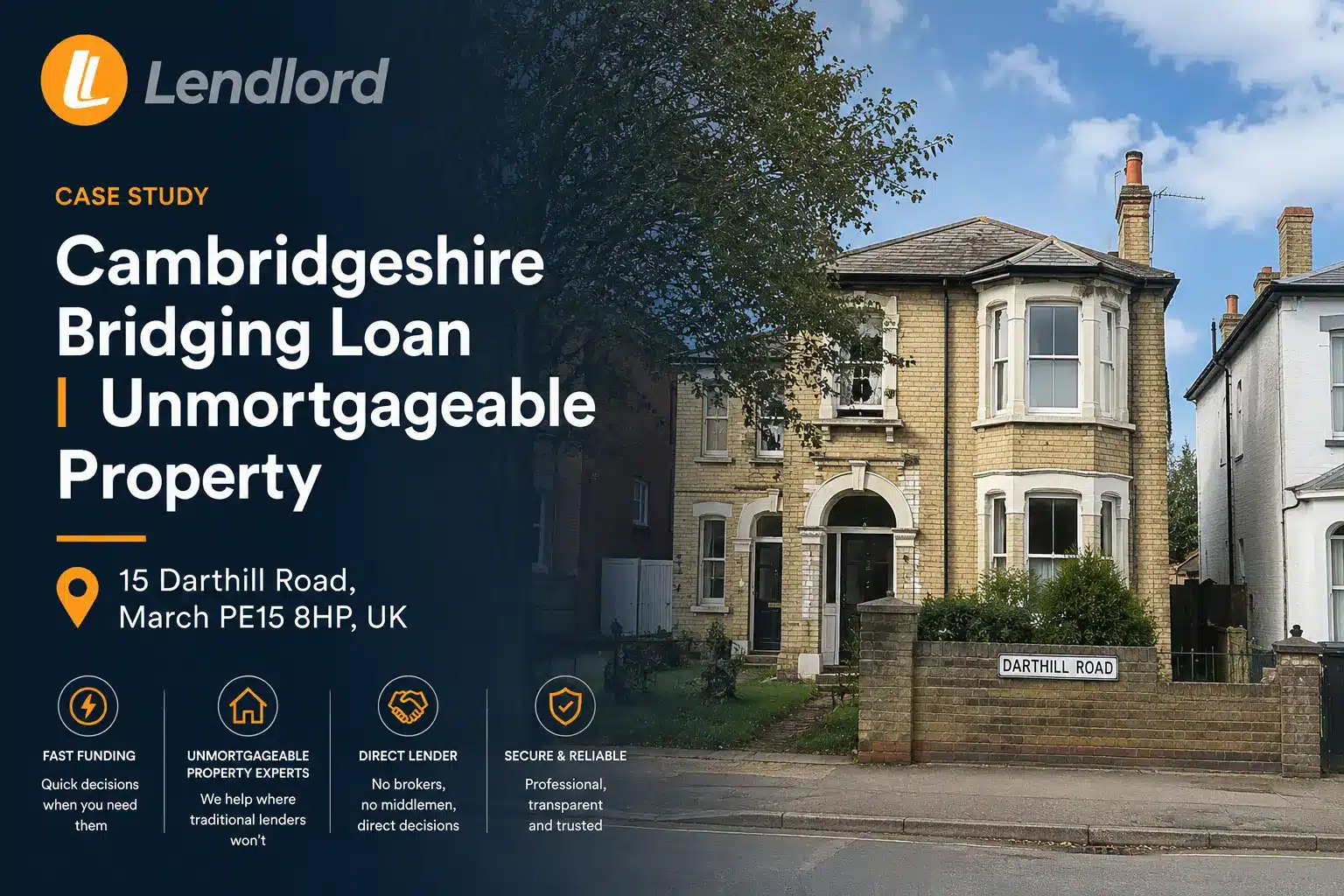 March unmortgageable terrace - Cambridgeshire bridging loan case study thumbnail