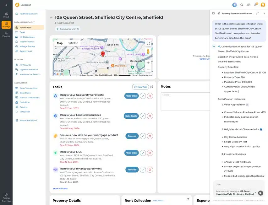 105 Queen Street Sheffield City Centre Sheffield Early Stage Gentrification Index
