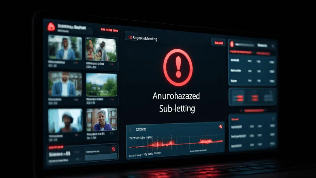 An Unauthorized Sub Letting Alert