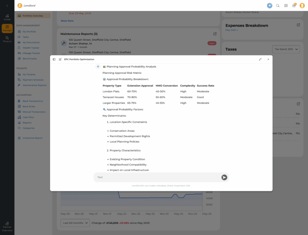 Planning‑approval Probability For Extensions Or HMOs