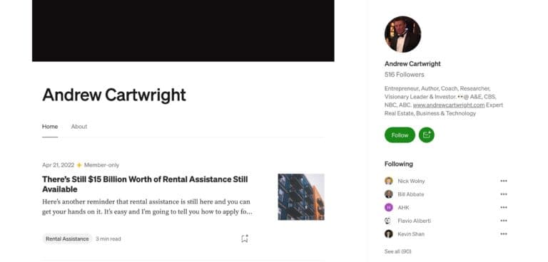andrewcartwright blog page