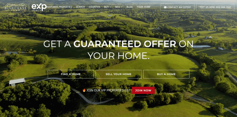 BluegrassTeam website home page