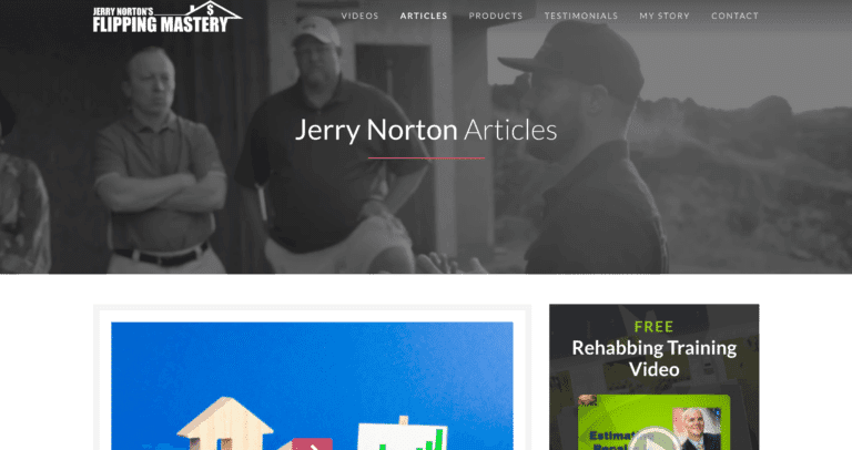 flippingmastery.com blog page