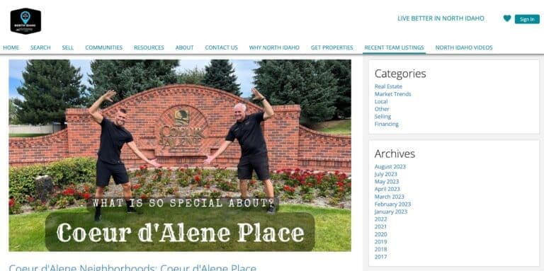 livebetterinnorthidaho.com blog page