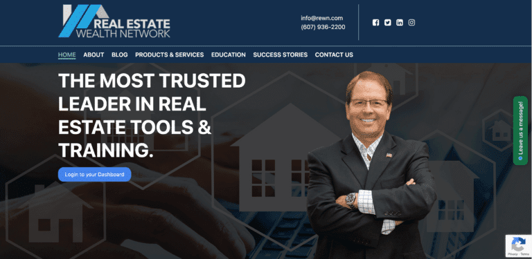realestatewealthnetwork.com home page
