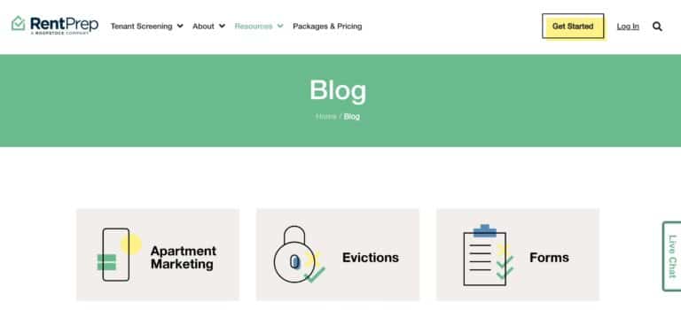 rentprep.com blog page