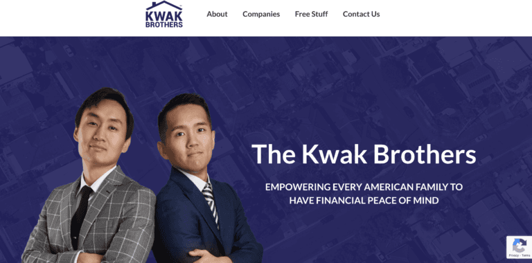 Thekwakbrothers.com home page