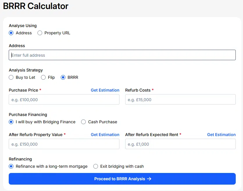 Brrr Calculator