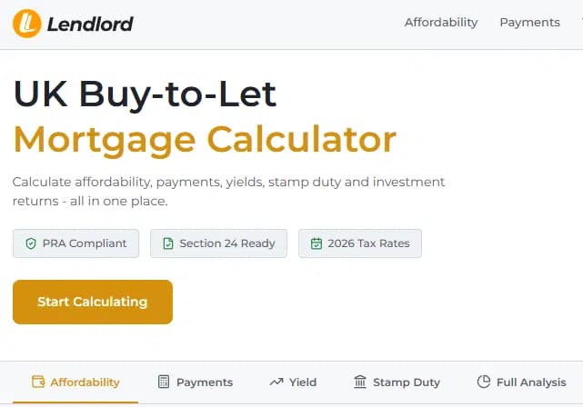Uk Buy To Let Mortgage Calculator