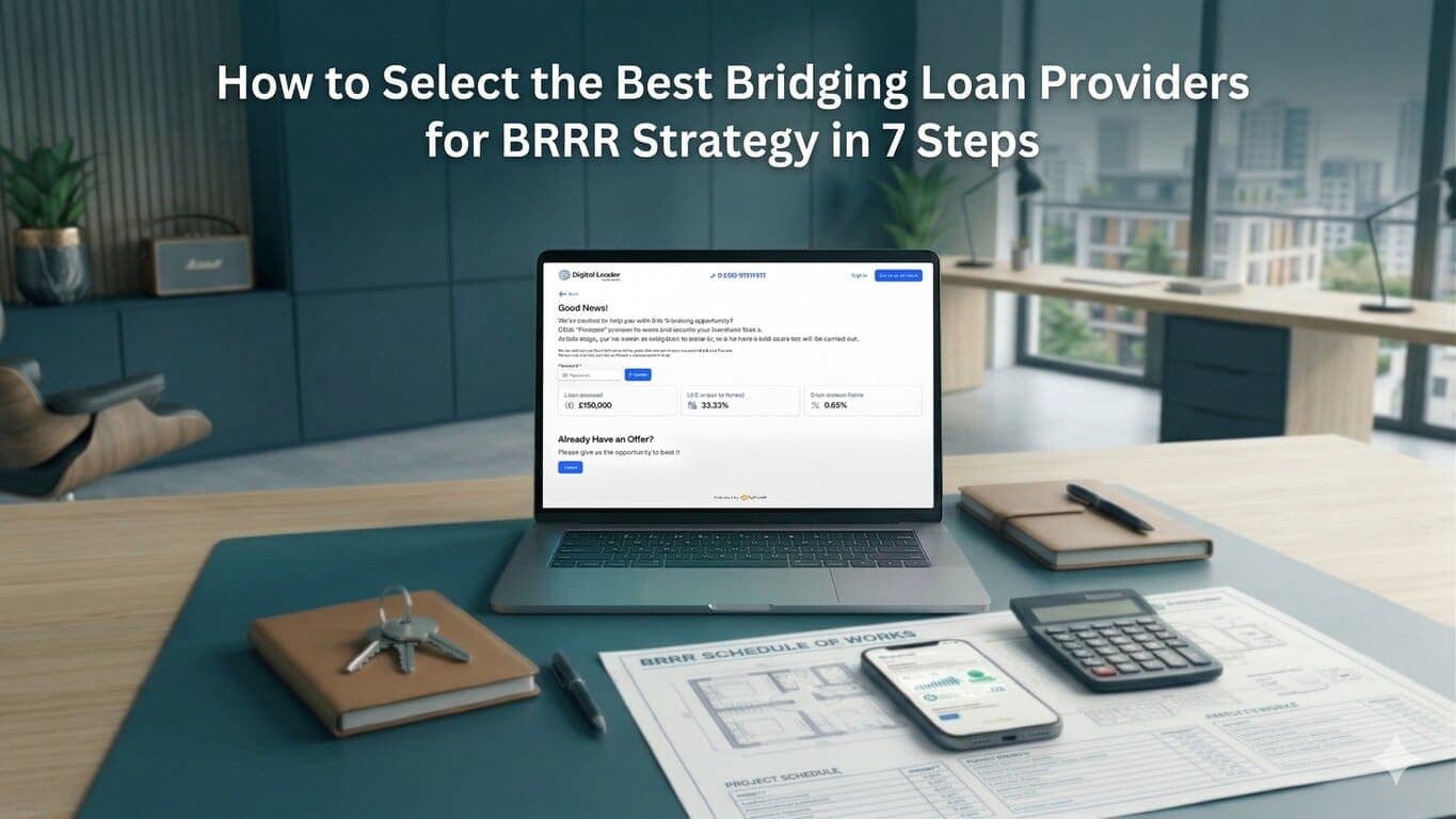 How to Select the Best Bridging Loan Providers for BRRR Strategy in 7 Steps