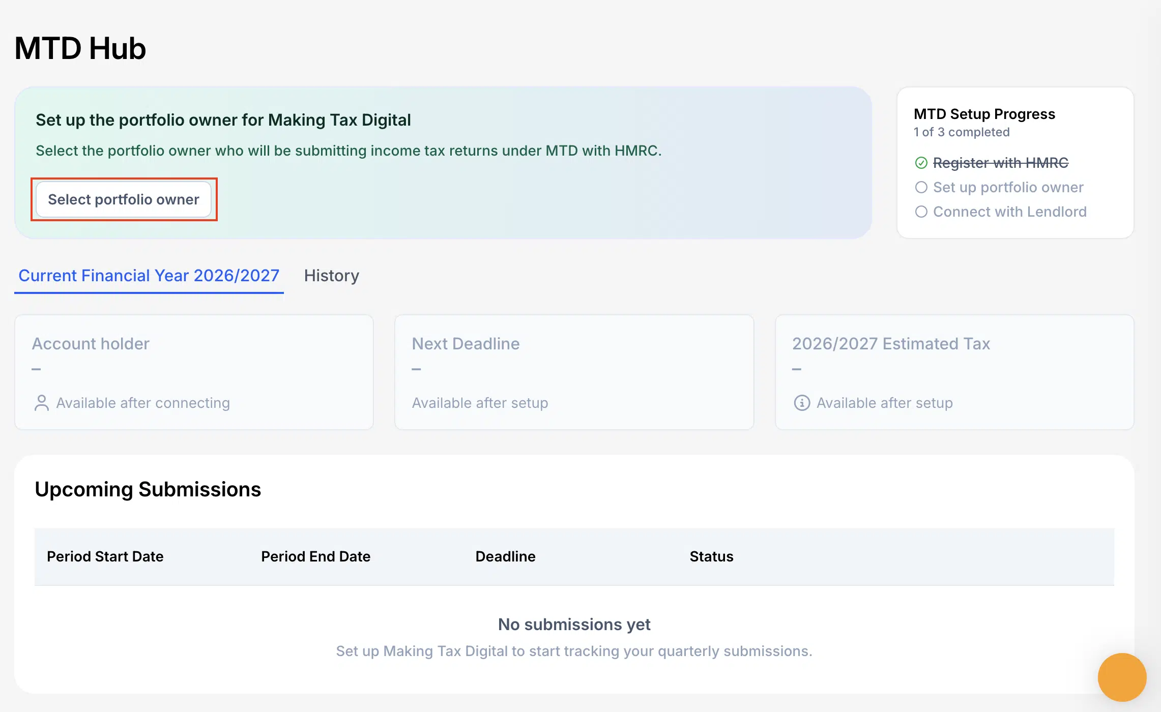 2 Click On Select Portfolio Owner To Choose The Person Youre Submitting The Update For