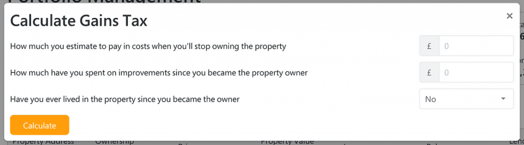 New Version: Capital Gains Tax Calculation