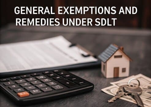 General Exemptions and Reliefs Under SDLT