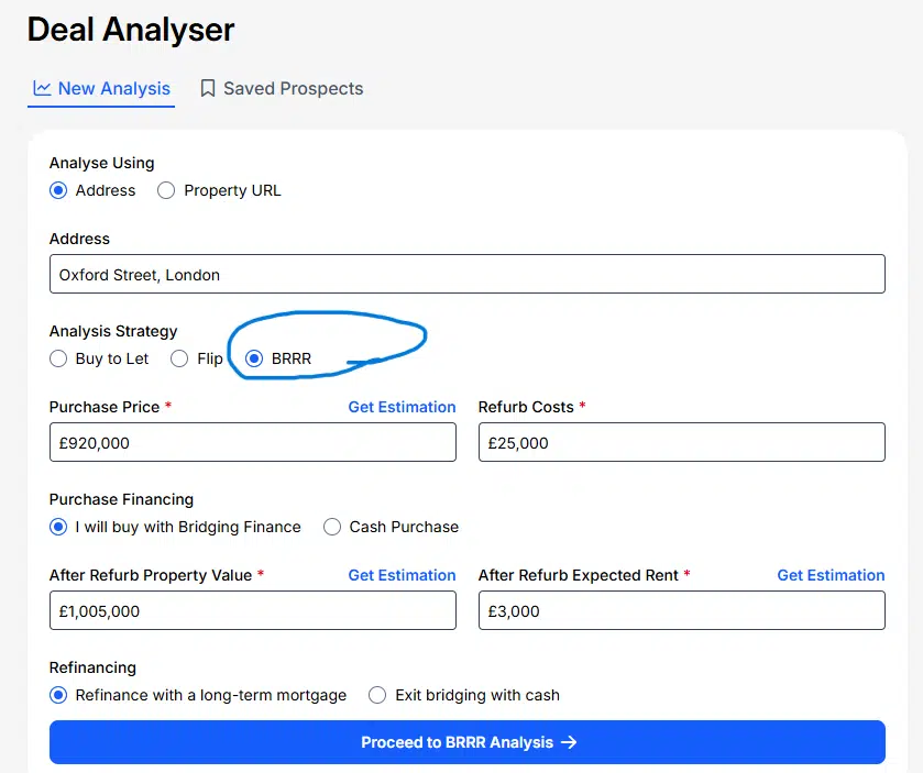 BRRR Analysis Of A Property At Oxford Street
