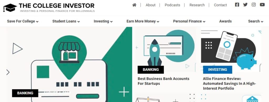 The College Investor - Real Estate blog home page