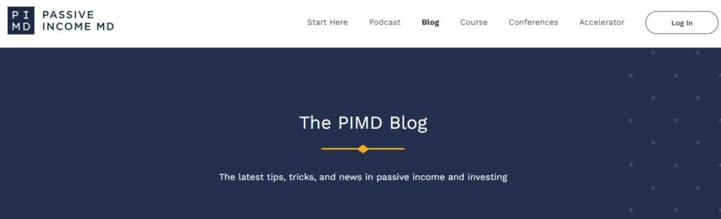 Passive Income MD home page