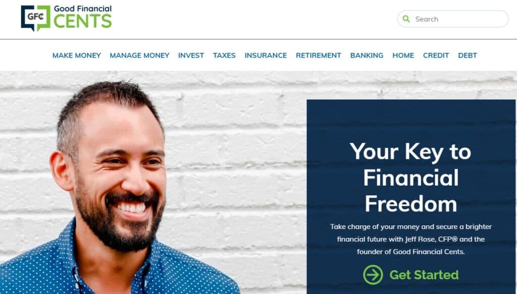 Good Financial Cents home page