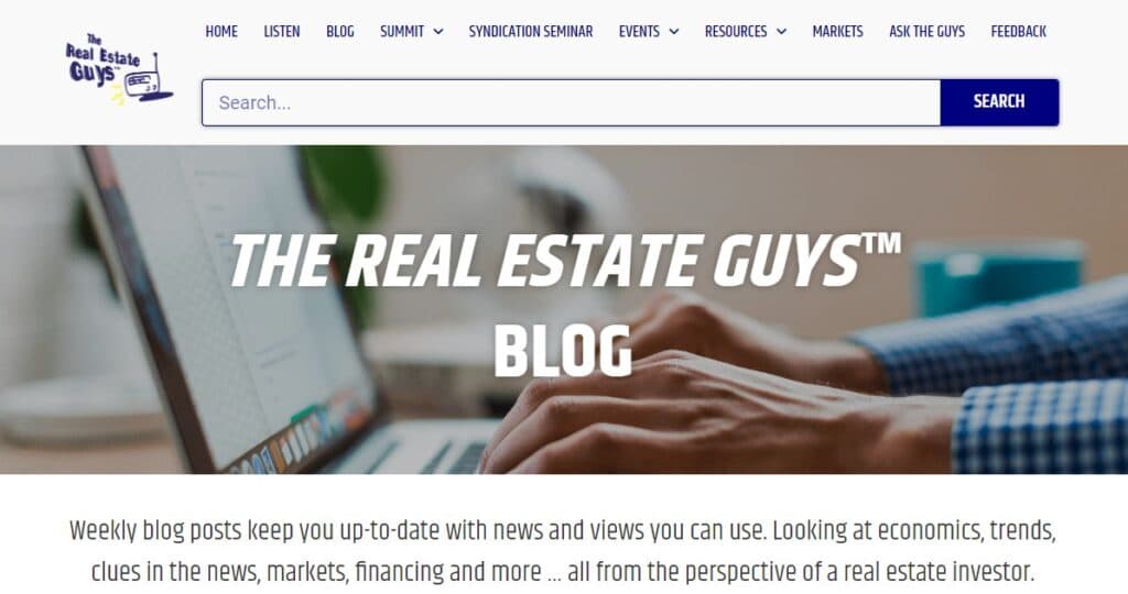 The Real Estate Guys home page