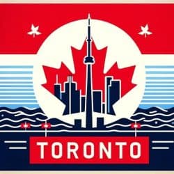 Toronto flag by lendlord.io