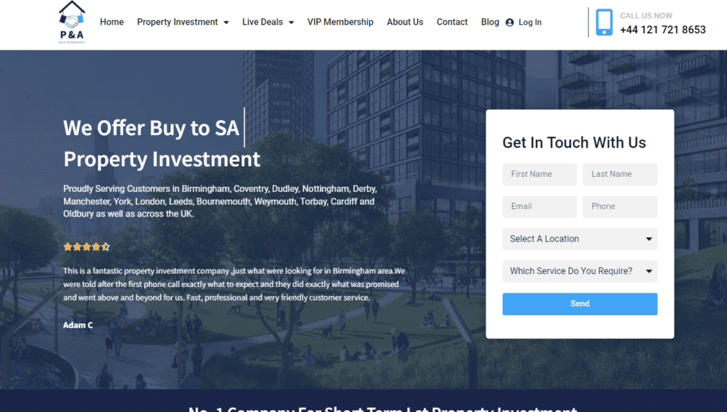 Property Investment In Birmingham P A Property Sourcing