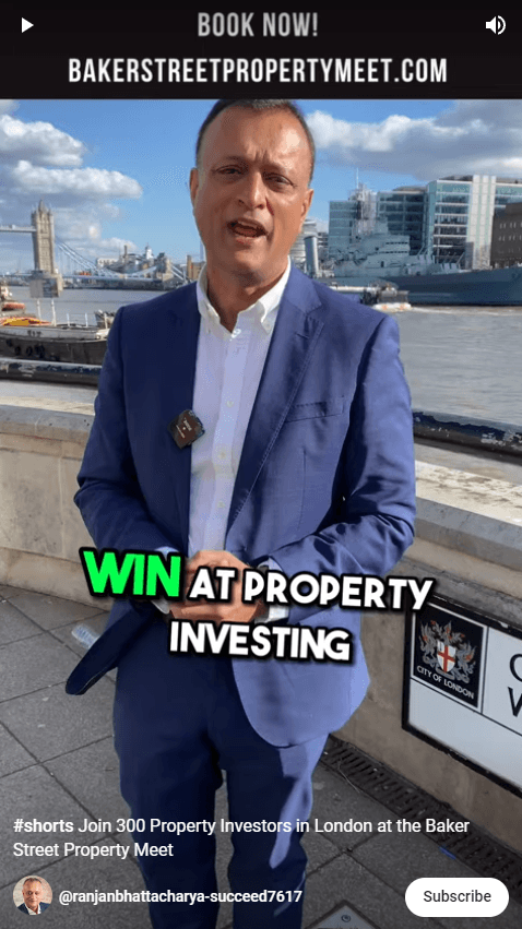 Shorts Join 300 Property Investors In London At The Baker Street Property Meet YouTube