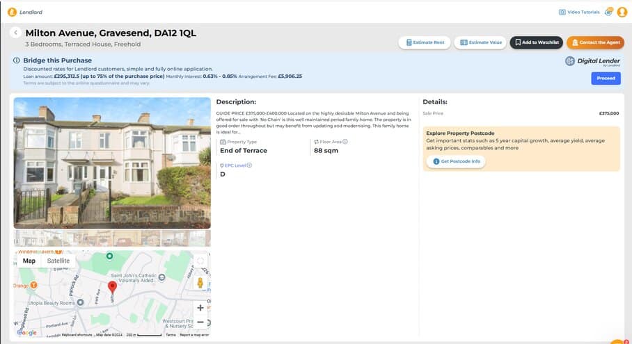 Open Market Property Listings by Lendlord