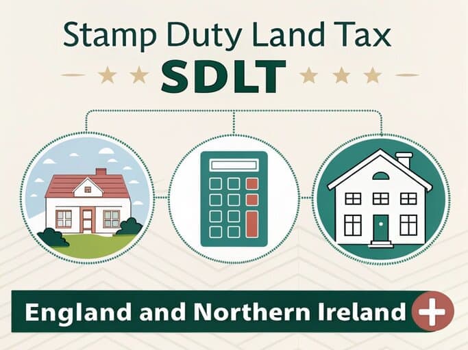 Stamp Duty Land Tax (SDLT) applies to property or land purchases in England and Northern Ireland