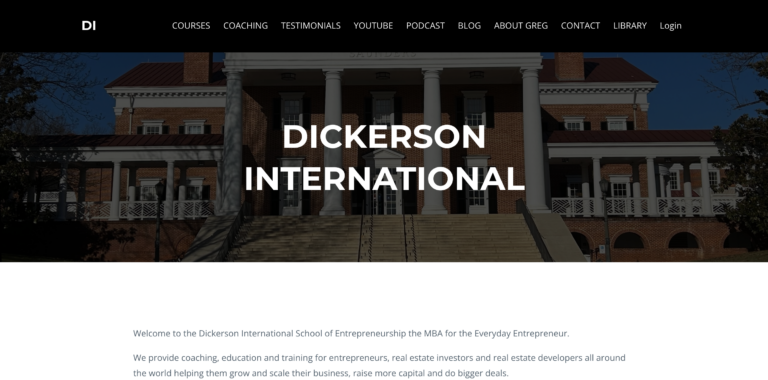 Dickerson International Home Page