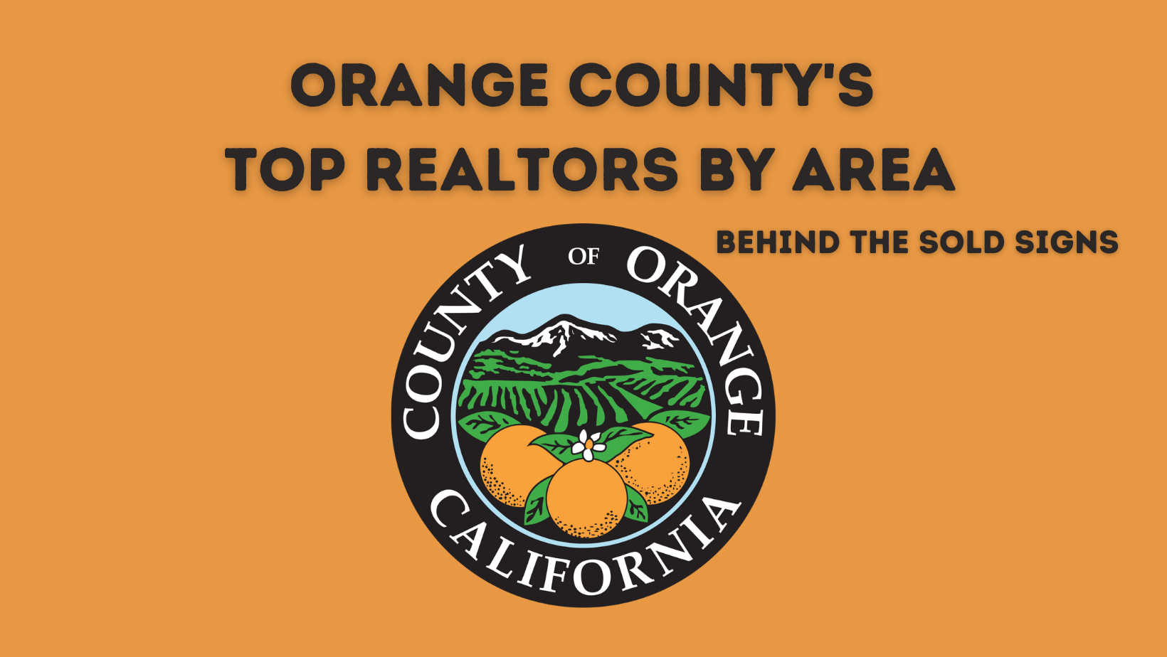 Orange County's Top Realtors By Area