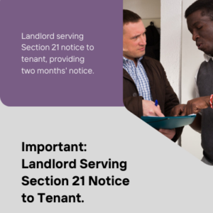 A Section 21 Notice Is A Legal Document That A Landlord Can Serve To Regain Possession Of Their Property At The End Of An AST