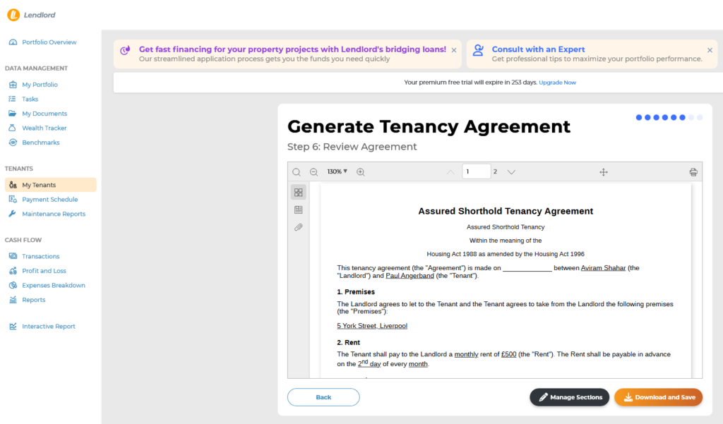 Download Tenancy Agreement PDF Template