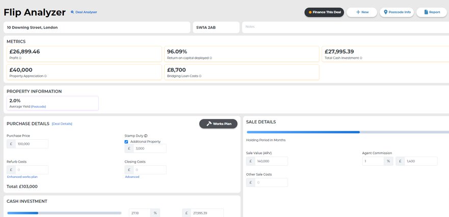 Flip A House With Lendlord Flip Analyser