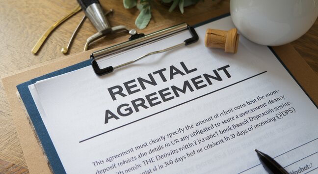 The Agreement Must Clearly Specify The Amount Of Rent Payable For The Room Including Details About The Deposit Required