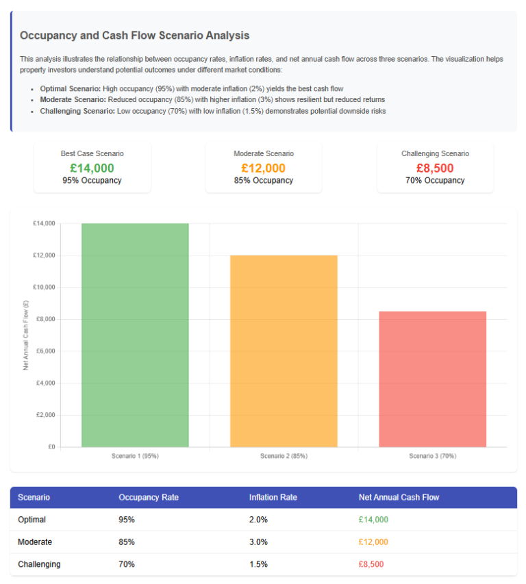 Occupancy And Cash Flow Scenario Analysis