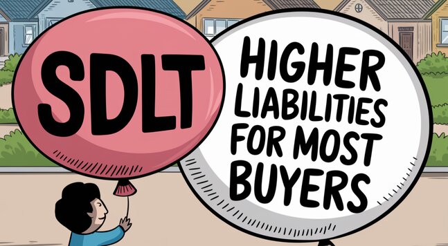 Higher SDLT Liabilities For Most Buyers